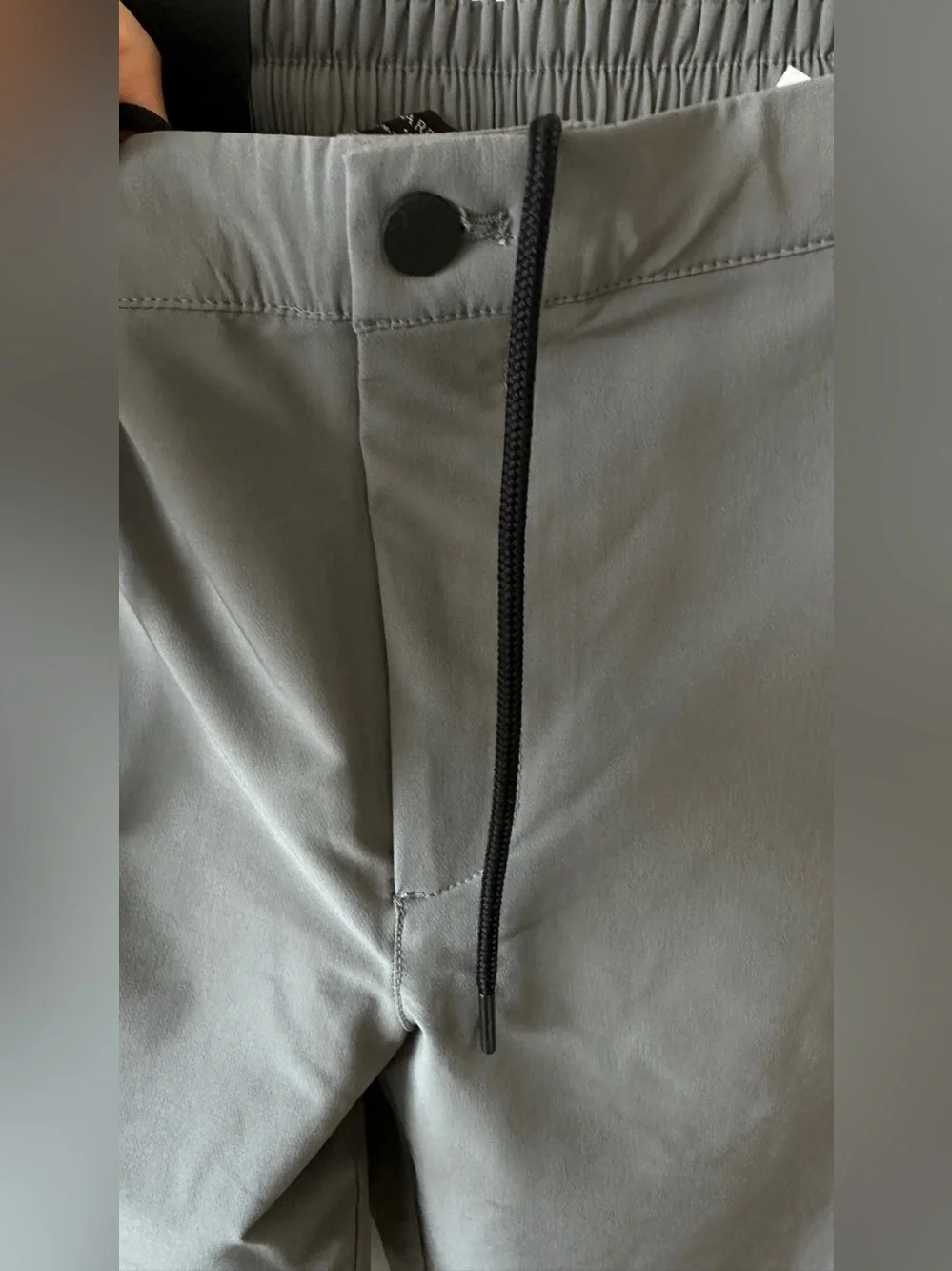 Banana Republic Light Gray Slim-Tapered Pants
